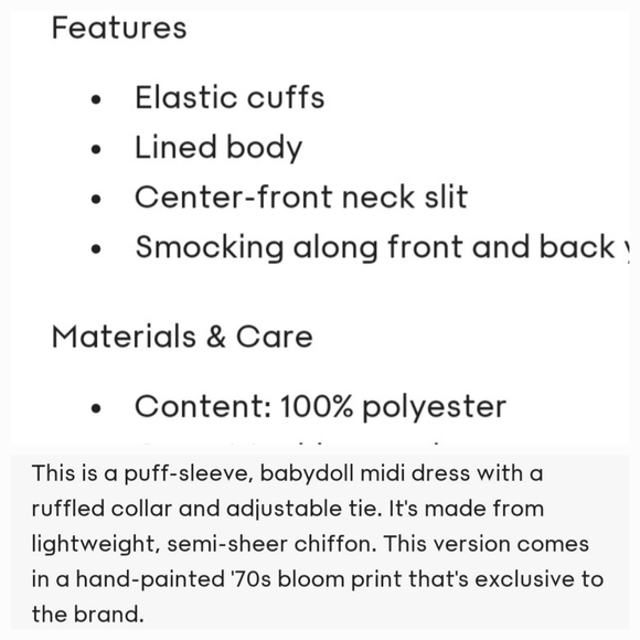 Chiffon dress - Picture 5 of 5